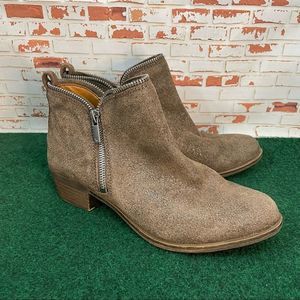 Lucky Brand Tan Ankle Boots